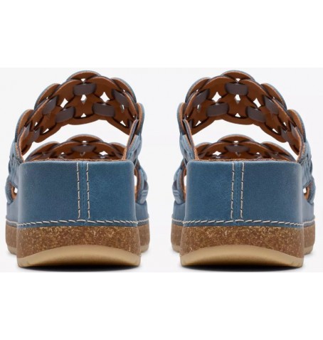Clarks KASSANDA MULE 26181437 - Bleu - KASSANDAMULE$04
