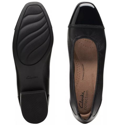 Clarks JULIET STEP 26175430 - Black varnish - JULIETSTEP$01C