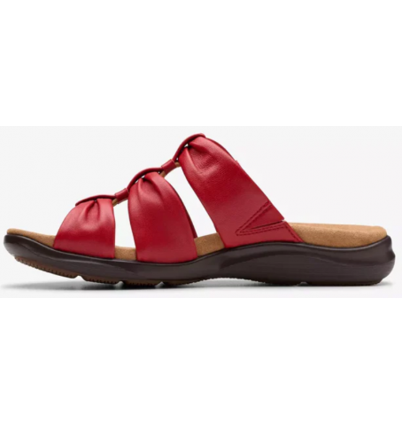 Clarks KITLY SLIDE 26181443 - Red - KITLYSLIDE$09C