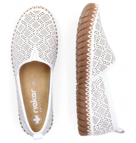 Rieker M2851-80 - White - M2851$80.14R Rieker M2851-80 - White - M2851$80.14R