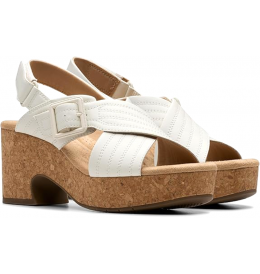 Clarks NERISA WEST 26181796 - White - NERISAWEST$14C