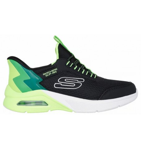 Skechers BRISK-STRIPE 403890L - Noir - 403890L$BKLM.02