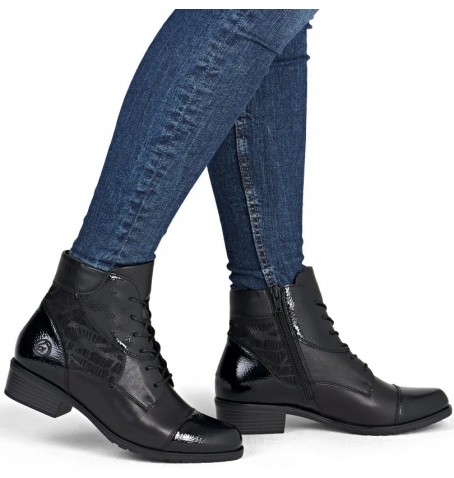 Rieker - Remonte D6882-00 - Vernis noir - D6882$00.01R