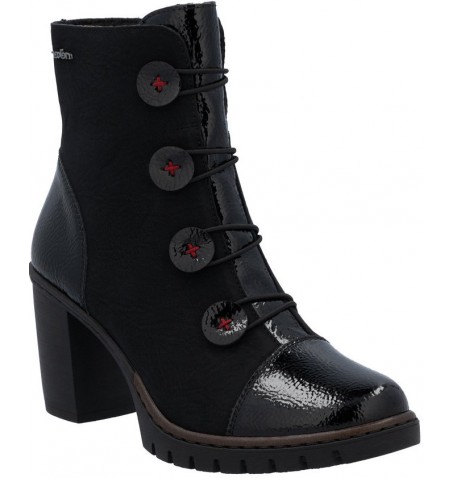 Rieker Y2576-00 - Black varnish - Y2576$00.01R