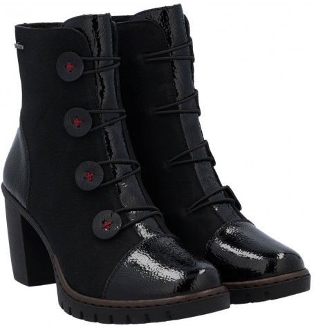 Rieker Y2576-00 - Vernis noir - Y2576$00.01R