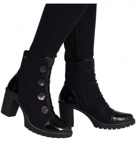 Rieker Y2576-00 - Vernis noir - Y2576$00.01R