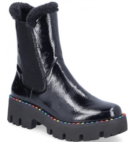 Rieker Y3350-00 - Black varnish - Y3350$00.01R