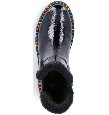 Rieker Y3350-00 - Black varnish - Y3350$00.01R