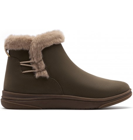 Clarks BREEZE FUR 26184182 - Green khaki - BREEZEFUR$11C