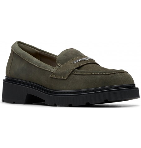Clarks LAURYL STEP 26184349 - Green khaki - LAURYLSTEP$11C