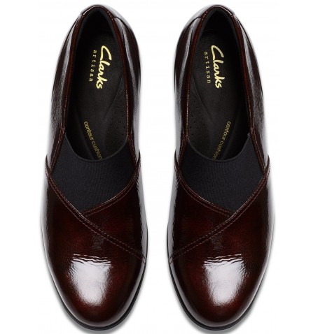 Clarks SHAYA TESS 26184599 - Burgundy - SHAYATESS$06C