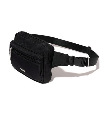 Baggallini ABB880 SECURTEX ANTI-THEFT BELT BAG - Black - ABB880$B0001