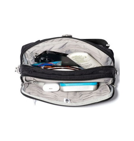 Baggallini ABB880 SECURTEX ANTI-THEFT BELT BAG - Black - ABB880$B0001