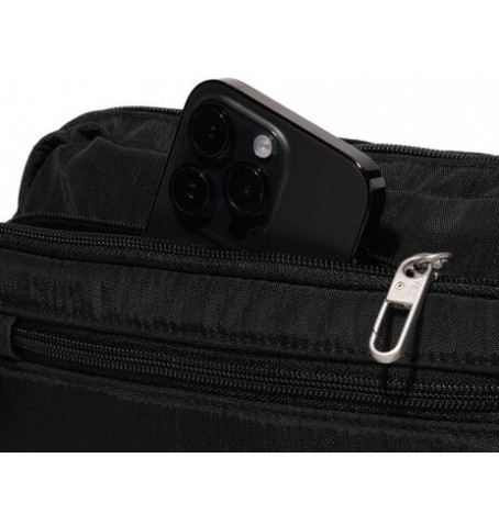 Baggallini ABB880 SECURTEX ANTI-THEFT BELT BAG - Black - ABB880$B0001