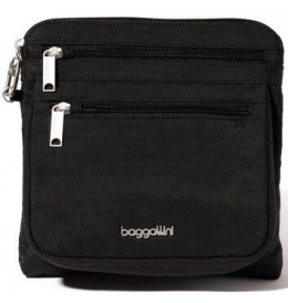 Baggallini ACB921 SECURTEX ANTI-THEFT CROSSBODY - Black - ACB921$B0001