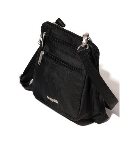 Baggallini ACB921 SECURTEX ANTI-THEFT CROSSBODY - Black - ACB921$B0001