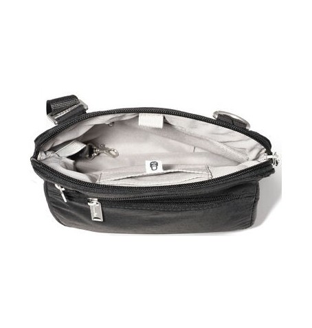 Baggallini ACB921 SECURTEX ANTI-THEFT CROSSBODY - Black - ACB921$B0001