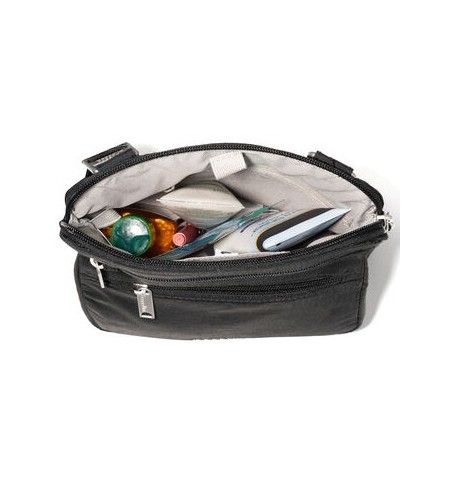 Baggallini ACB921 SECURTEX ANTI-THEFT CROSSBODY - Black - ACB921$B0001