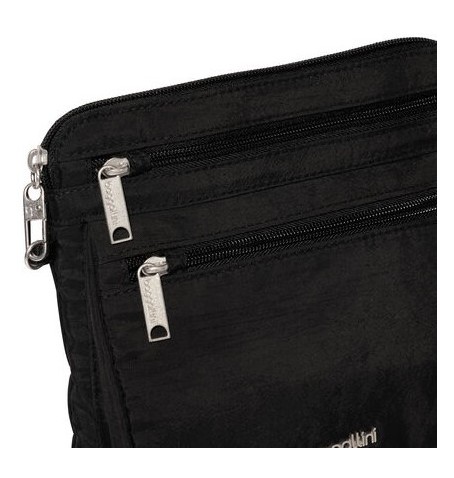 Baggallini ACB921 SECURTEX ANTI-THEFT CROSSBODY - Black - ACB921$B0001
