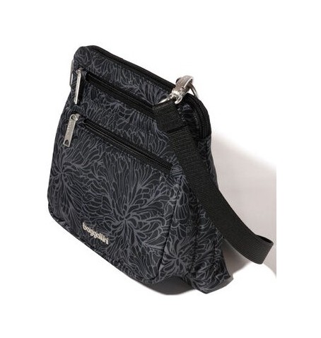 Baggallini ACB921 SECURTEX ANTI-THEFT CROSSBODY - Silver Grey - ACB921$B0942