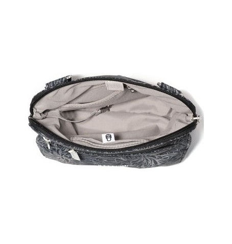 Baggallini ACB921 SECURTEX ANTI-THEFT CROSSBODY - Silver Grey - ACB921$B0942