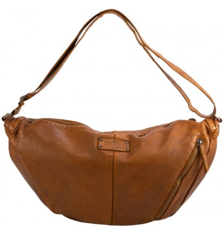 The trend 22783 FERULA CROSSBODY LEATHER BAG - Tan - 22783$122