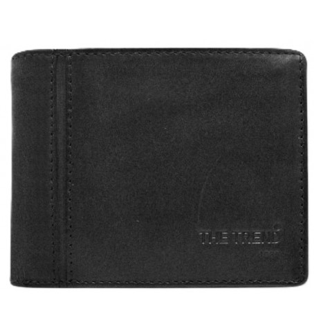 The trend 4067076 ITALIAN LEATHER WALLET - Black - 4067076$80