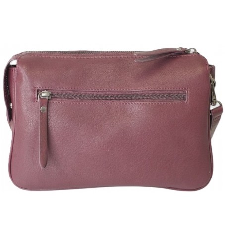 The trend 4354683 MARRUCA LEATHER BAG - Burgundy - 4354683$171