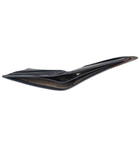 The trend 6057076 ITALIAN LEATHER WALLET - Blue - 6057076$66