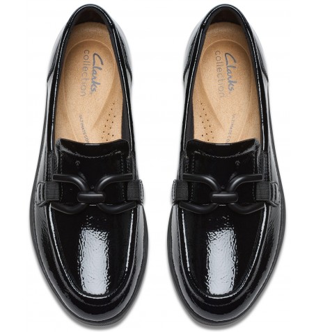 Clarks ZALAH TOP 26184334 - Black varnish - ZALAHTOP$01C