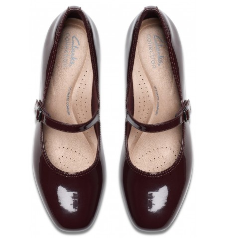 Clarks IRIDESSA RAE 26184692 - Burgundy - IRIDESSARAE$06C