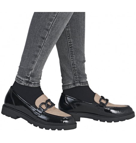 Rieker - Remonte D2Q01-03 - Vernis noir - D2Q01$03.01R