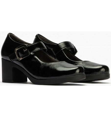 Pitillos 30100 - Black varnish - 30100$01PT