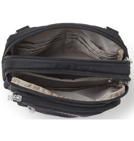 Baggallini TRZ419 TRIPLE ZIP BAG - Black - TRZ419U$01
