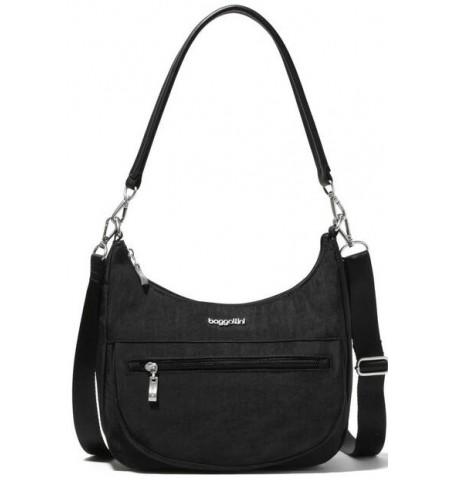 Baggallini MHM800 MODERN POCKET HALF MOON BAG - Black - MHM800$01 Baggallini MHM800 MODERN POCKET HALF MOON BAG - Black - MHM800$01
