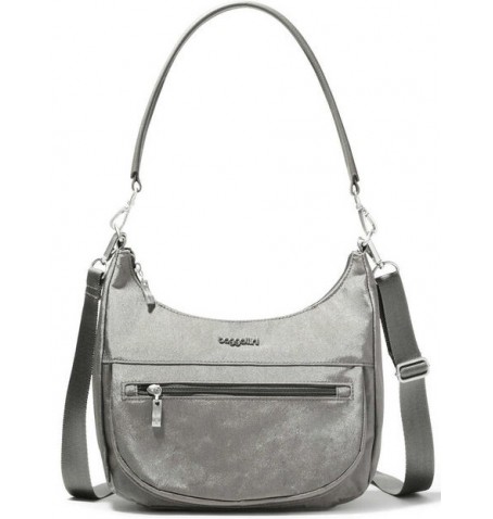 Baggallini MHM800 MODERN POCKET HALF MOON BAG - Silver Grey - MHM800$18 Baggallini MHM800 MODERN POCKET HALF MOON BAG - Silver Grey - MHM800$18