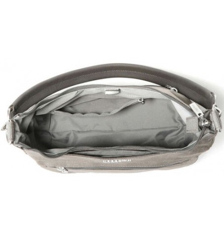Baggallini MHM800 MODERN POCKET HALF MOON BAG - Silver Grey - MHM800$18