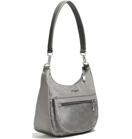 Baggallini MHM800 MODERN POCKET HALF MOON BAG - Silver Grey - MHM800$18