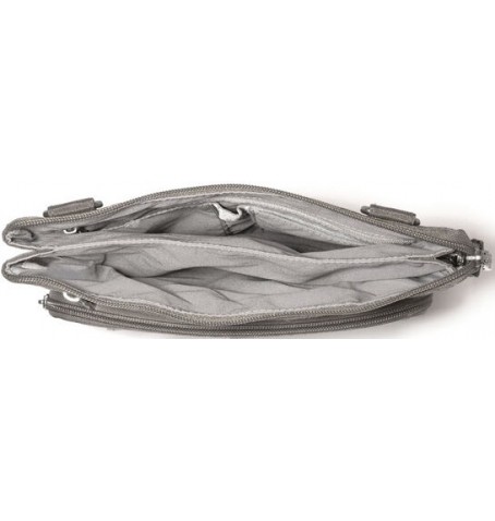 Baggallini GOM920 OUT AND ABOUT CROSSBODY - Silver Grey - GOM920$18