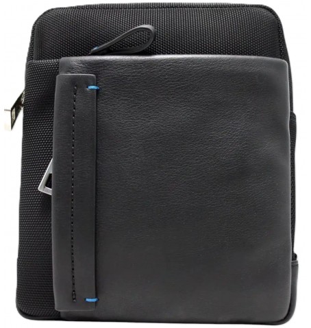 The trend 1252455 ITALIAN LEATHER BAG - Black - 1252455$80