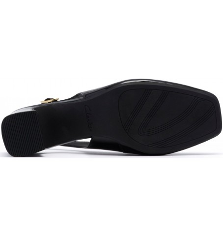 Clarks FERNIE SLING 26185900 - Black varnish - FERNIESLING$01C