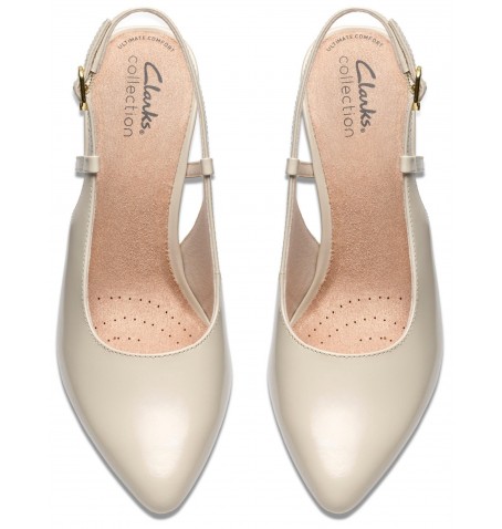 Clarks TAMMITHA STRAP 26186698 - Beige - TAMMITHASTRA$13