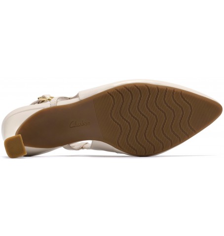 Clarks TAMMITHA STRAP 26186698 - Beige - TAMMITHASTRA$13