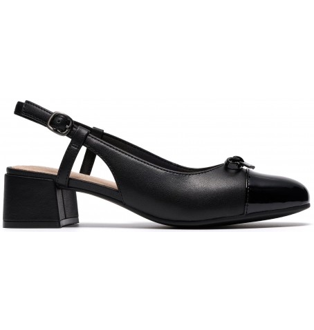 Clarks IRIDESSA SLING 26186887 - Black varnish - IRIDESSASLIN$01