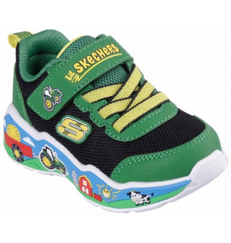 Skechers BARN-SQUAD BUDDIES 407065N - Green khaki - 407065N$GNBK.11