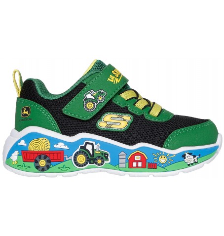 Skechers BARN-SQUAD BUDDIES 407065N - Green khaki - 407065N$GNBK.11