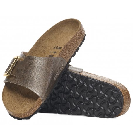 Birkenstock CATALINA CUSHION BUCKLE 1029416 - Beige - CATALINACUS$F13