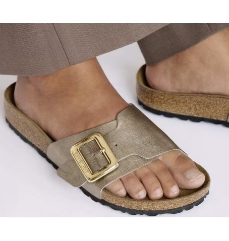 Birkenstock CATALINA CUSHION BUCKLE 1029416 - Beige - CATALINACUS$F13