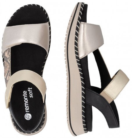 Rieker - Remonte D3J50-90 - Metallic Gold - D3J50$90.17R