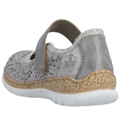 Rieker N4299-90 - Silver Grey - N4299$90.18R